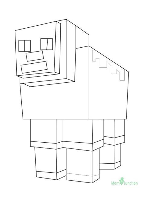 Minecraft Iron Golem Printable Coloring Page