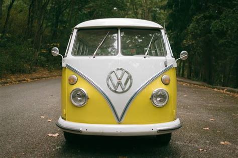 1965 Vw Bus 13 Window Yellow Deluxe Vw Bus For Sale