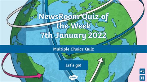 Newsroom Interactive Weekly Quiz 7th January 2022