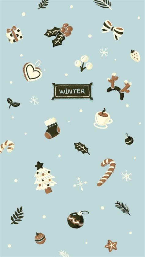 Simple Cute Winter Wallpapers Wallpaper Cave