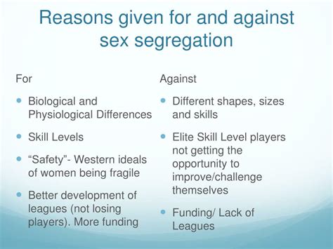 ppt sex segregation in sports powerpoint presentation free download id 2486614