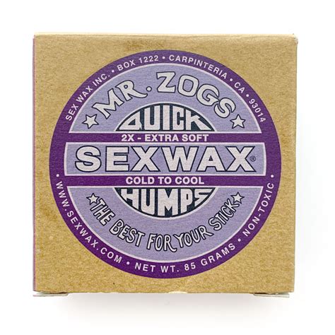 Mr Zogs Sex Wax Quick Humps Cold Water Purple Coconut New Forest Surf Centre
