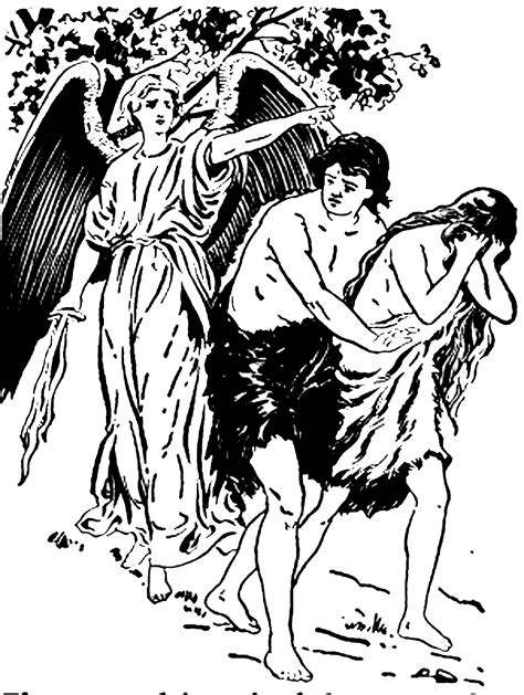 Adam And Eve Coloring Pages Garden Of Eden Adam And Eve Bible Coloring Coloring Pages