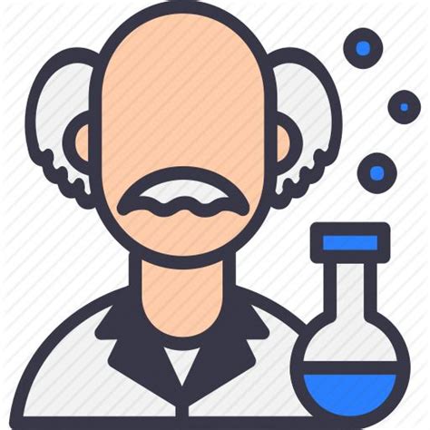 Avatar Einstein Knowledge Mad Science Scientific Scientist Icon