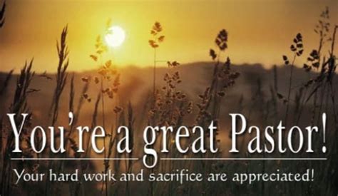 Great Pastor Ecard Free Pastor Appreciation Day Cards Online