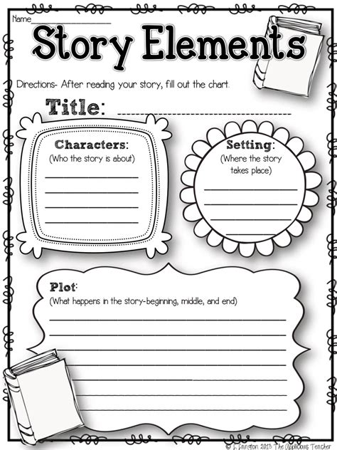 4th Grade Elements Of A Story Worksheet Kidsworksheetfun