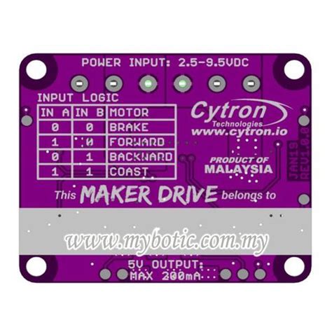 Maker Drive Simplifying H Bridge Motor Driver For Beginner