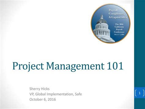 Ppt Project Management 101 Powerpoint Presentation Free Download