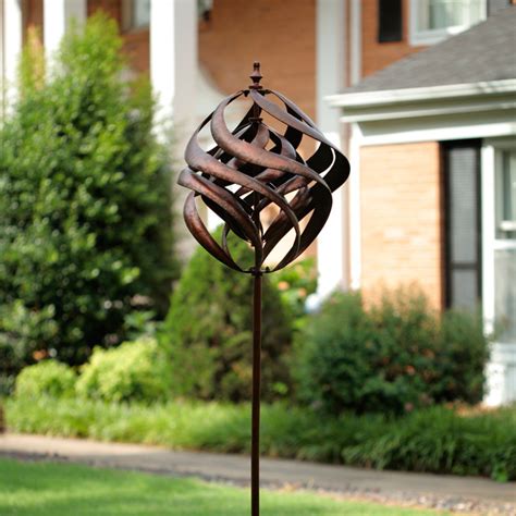 American Furniture Classics Copper Spiral Wind Spinner Wind Spinners
