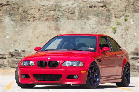 The e46 m3 has had quite a checkered past with a few major issues plaguing the otherwise relatively spotless reliability of this oddly simple car. BMW M3 E46 Red Rays Volk TE37 SL | Wheel Front