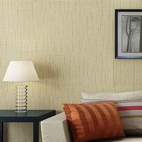 Non Woven Wallpaper Roll American Straw Texture Wallpaper