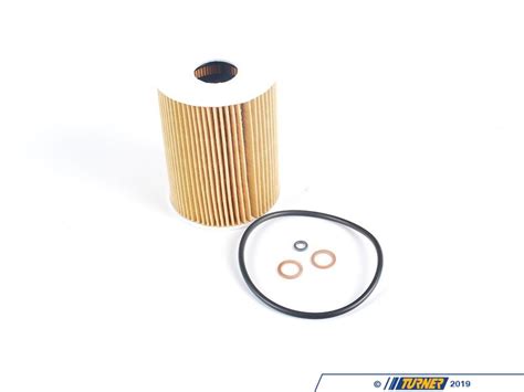Fits m50, s50, s52 (us) engines that have the aluminum cap on the oil filter housing. 11427837997 - OEM Mahle Oil Filter Kit - E9X M3 S65 | Turner Motorsport