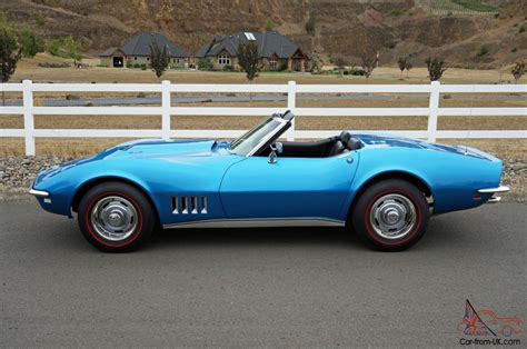 1968 Corvette 427435 4 Speed Roadster Factory Lemans Blue With Built L88