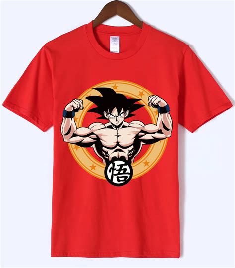 Japanese Anime Dragon Ball Z Coat Printed Men T Shirt 2018 Summer Hot