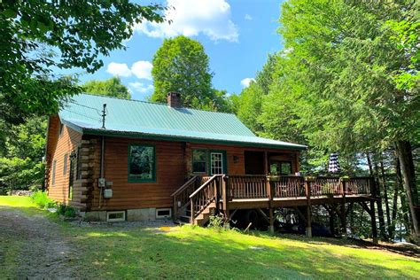 Log Cabin Rental Fayette Maine Glamping Hub