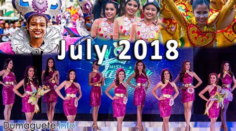 July 2018 Events In Negros Oriental Philippines Dumaguete Info