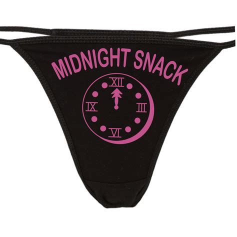 Midnight Snack Lick It Flirty Thong For Show Your Slutty Side Etsy