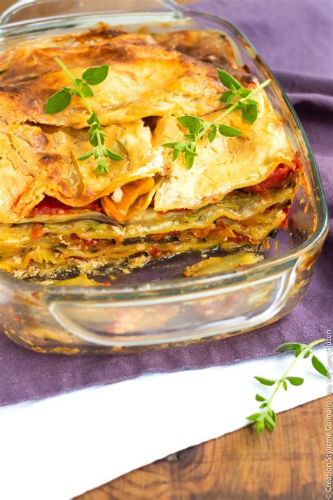 LASAGNES SANS GLUTEN DE LÉGUMES GRILLÉS