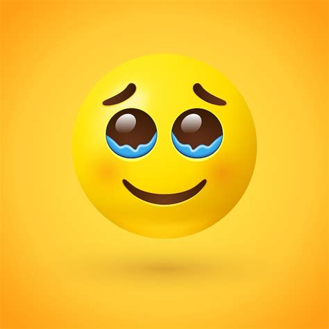 Premium Vector Happy Tears Emoji