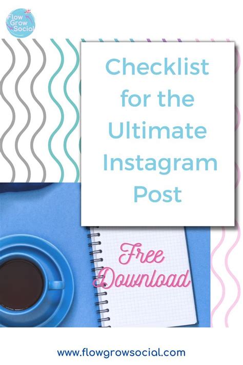 Download This Free Instagram Post Checklist Follow Everytime To Create