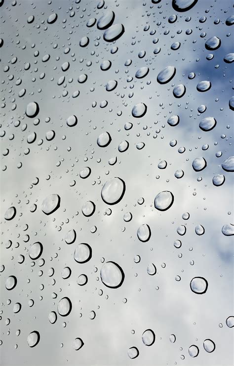 Water Droplets And Blue Sky Free Stock Photo Public Domain Pictures