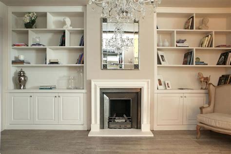 An outdated, ugly bookcase sitting in a finely furnished room sticks out like a sore. Image result for built in bookcases around fireplace ...