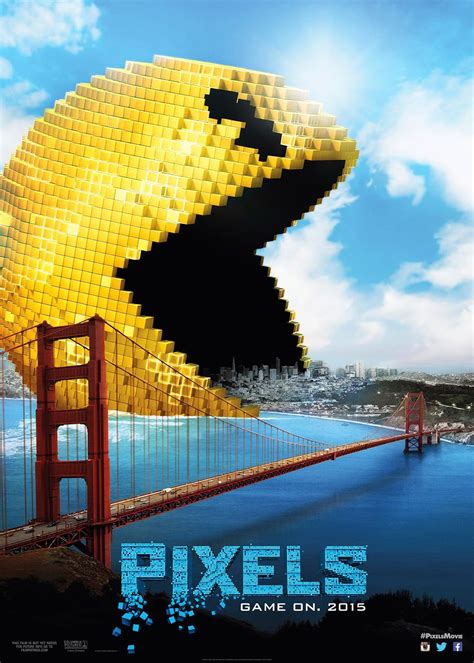 Pixels Movie Makers Release Beautiful Terrifying Posters Of Mass 8 Bit