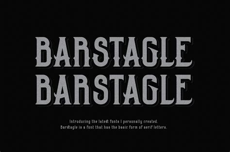 Serif font is characterized by short tails at the edges of letters that help lead readers' eyes from one letter to the next. Download Barstagle Personal Use Only font | fontsme.com