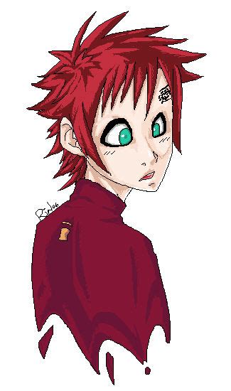 Cel Shaded Gaara By Against The Law On Deviantart