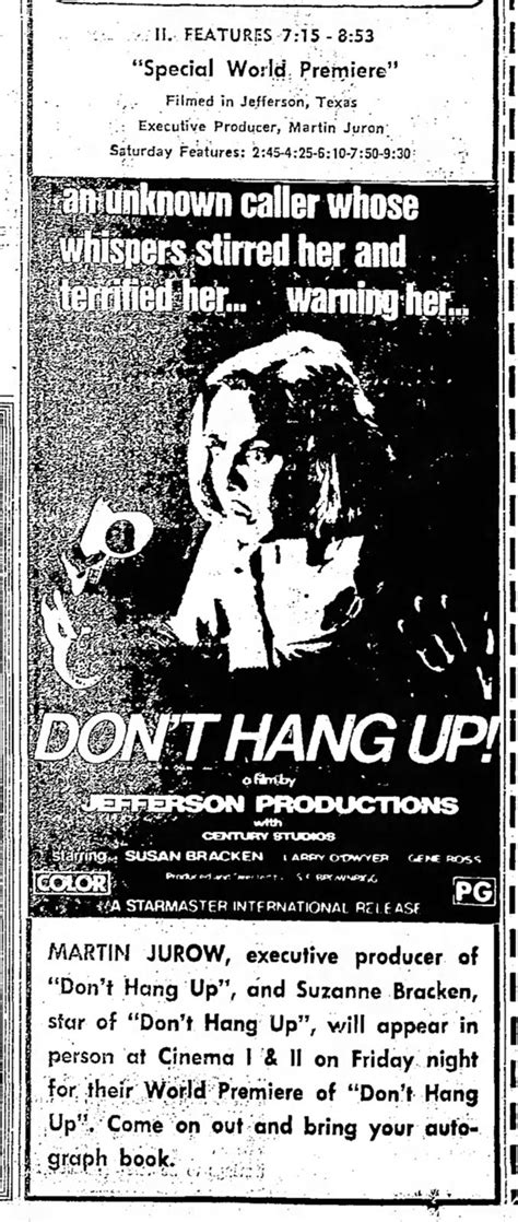 When becoming members of the site, you could use the full range of functions and enjoy the most exciting films. Groovy Doom: "Don't Hang Up," aka "Don't Open the Door ...