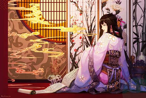 Download Kimono Anime Original Wallpaper