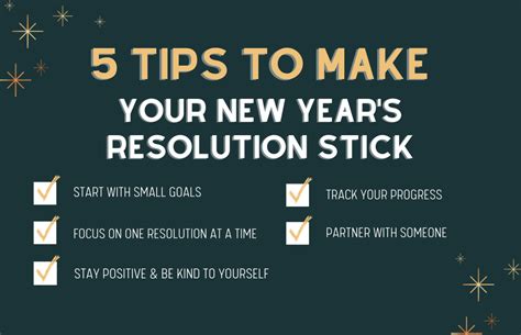 5 Tips To Make Your New Years Resolutions Stick Blog