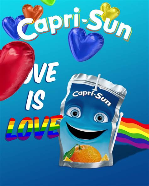 love is love ️ 🧡 💛 💚 💙 💜 🖤 happy pride month 🏳️‍🌈 by capri sun