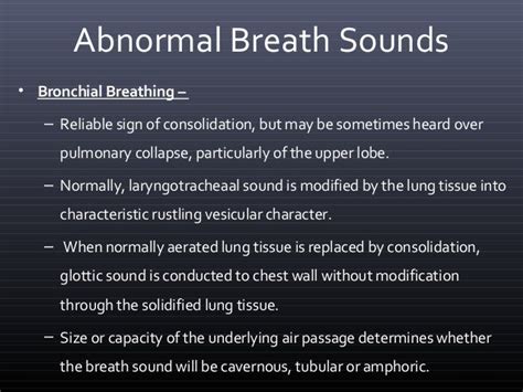 Approach To Lung Sounds