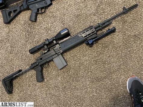 Armslist For Saletrade Ebr M14 M1a 308 Semi Auto Sniper Rifle