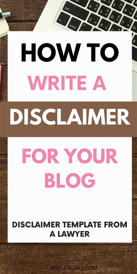 Blog Disclosures And Blog Disclaimers Examples And Template You Need