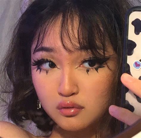 Cute Pastel Goth Girl Makeup