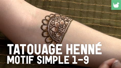 Tatouage Henné Motif Simple 1 9 Tatouage Au Henné Youtube