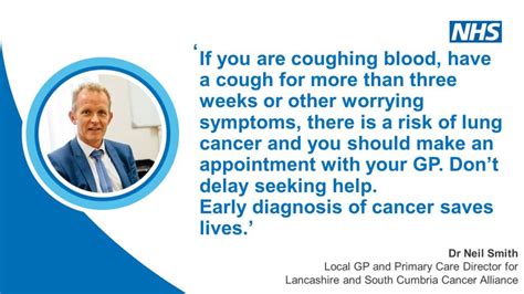 Residents Are Urged Not To Delay Contacting Their Gp About Lung Cancer