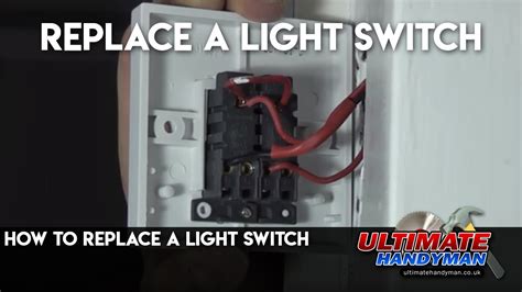 How To Replace A Light Switch Ultimate Handyman Diy Tips Youtube