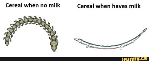 Cereal When No Milk Cereal When Haves Milk Ifunny