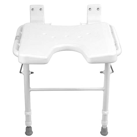 Fold Down Shower Seat Folding Safety Bench Wall Mount Bath Chair