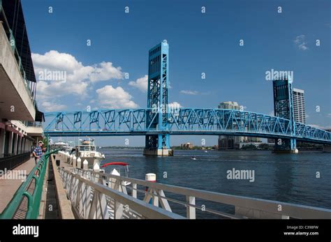 Florida Jacksonville The Jacksonville Landing The Main St Bridge