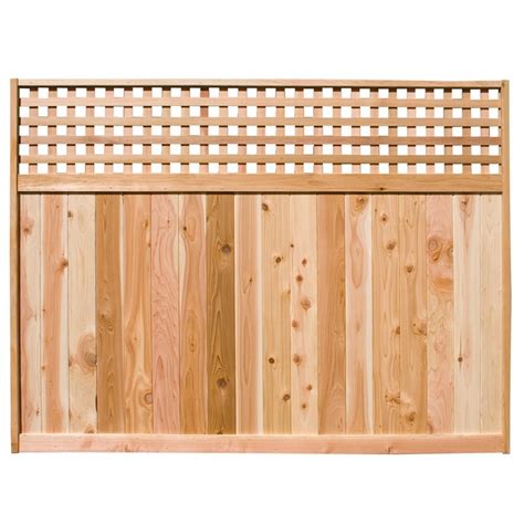Cedar Fence Panels Horizontal Lumberworld
