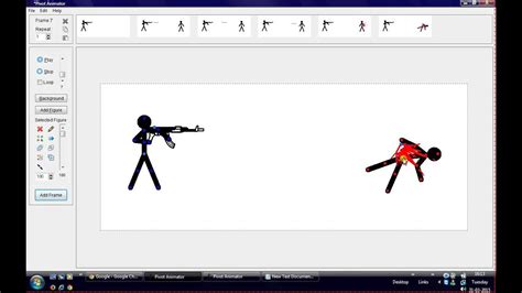 How To Make A Shooting Gun In Pivot Animator Youtube