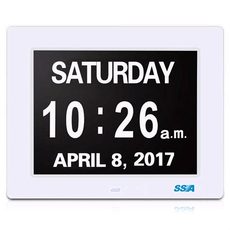 Digital Calendar Clock With Day Date
