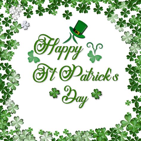 St Patricks Day Vector Hd Png Images Decorated St Patricks Day Text