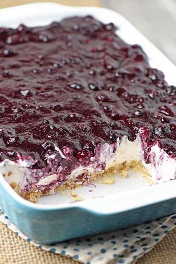 Creamy No Bake Blueberry Dessert Recipes