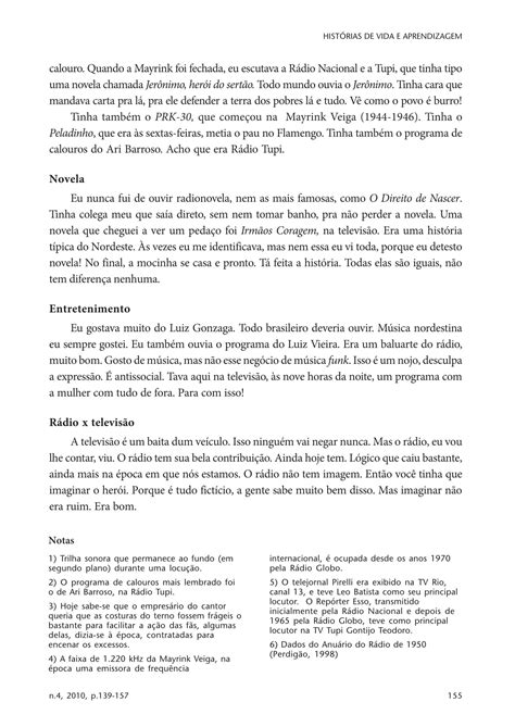 Em Seu Relato De Memória Arrigo