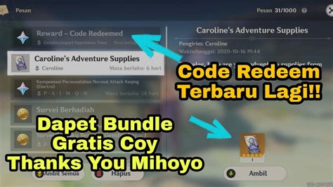 Tap the code below to copy it Redeem Code Terbaru Dengan Hadiah Yang Tak Terduga ...